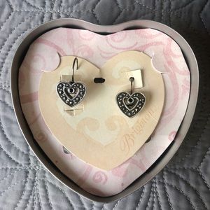 Brighton Marcasite Heart Earrings